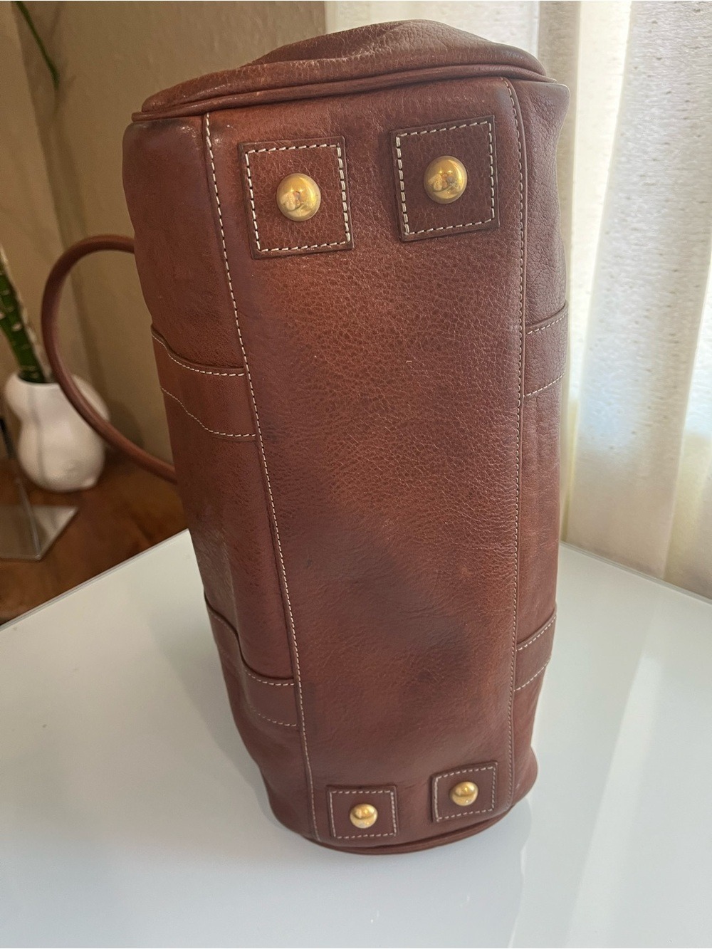 MULBERRY RARE EDITIONS 50 YEARS NVT OAK LEATHER BAYSWATER - Picture 3 of 16